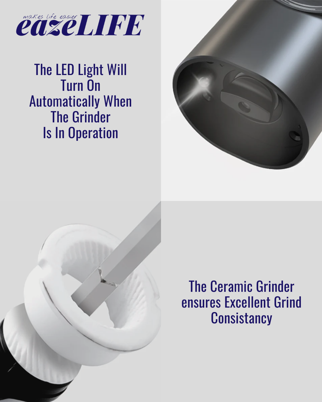 Automatic Salt & Pepper Grinder